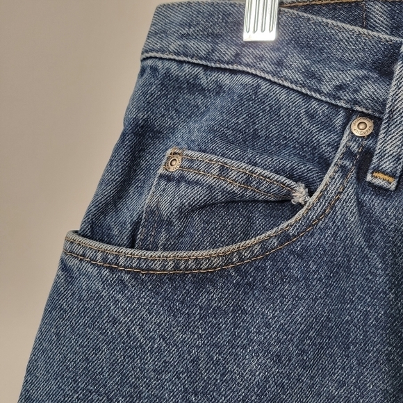 Vintage Wrangler Blue Relaxed Fit Straight Leg Jeans - Picture 4 of 11